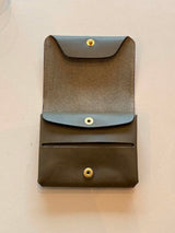 mini wallet カーキ